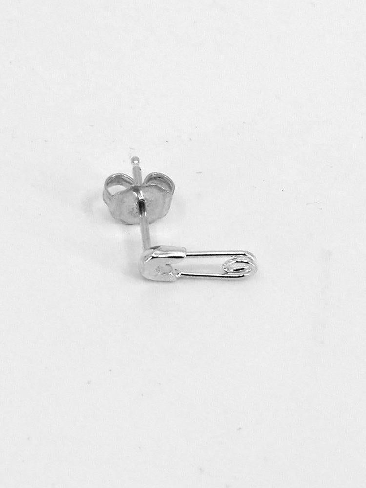 Godfrey and Rose - Tiny Safety Pin Earring - Sterling Silver-Godfrey and Rose-treehaus