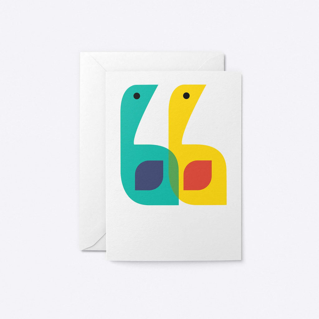 Graphic Factory - The Couple Greeting Card-Graphic Factory-treehaus