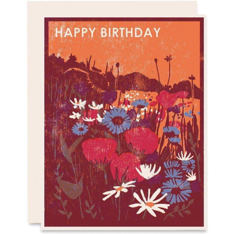 Heartell Press - Wildflowers Happy Birthday Card-Heartell Press-treehaus