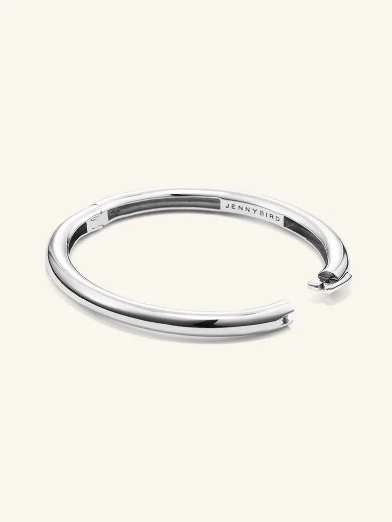 Jenny Bird - Gia Bangle - Rhodium-Jenny Bird-treehaus