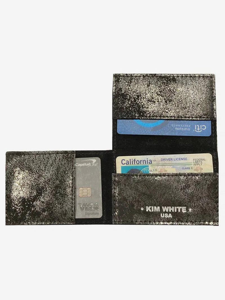 Kim White - Folding Wallet - Smoky Black-Kim White-treehaus