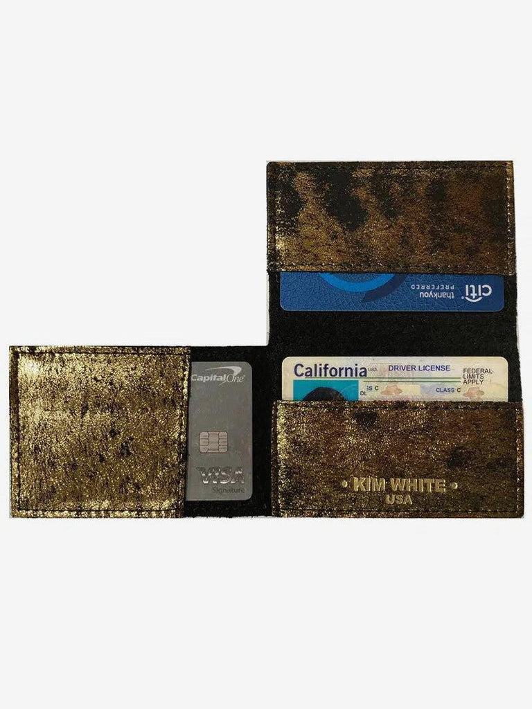 Kim White - Folding Wallet - Smoky Gold-Kim White-treehaus