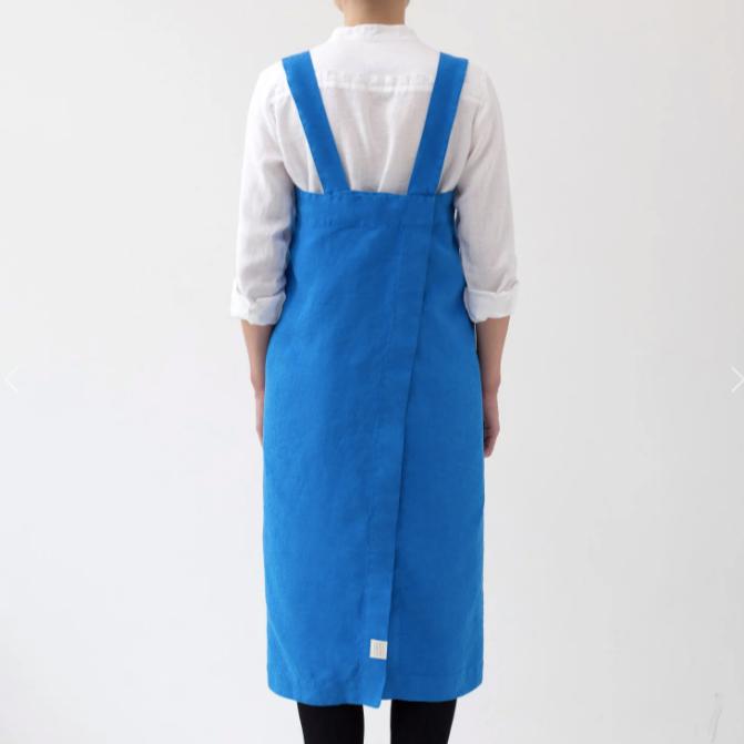 Linen Tales - Apron - Pinafore - French Blue-Linen Tales-treehaus