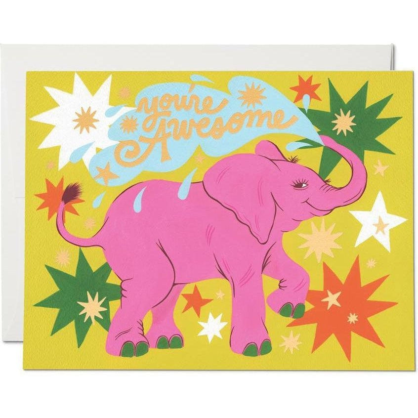 Red Cap Cards - Awesome Elephant-Red Cap Cards-treehaus