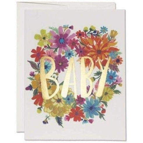 Red Cap Cards - Baby Wreath-Red Cap Cards-treehaus