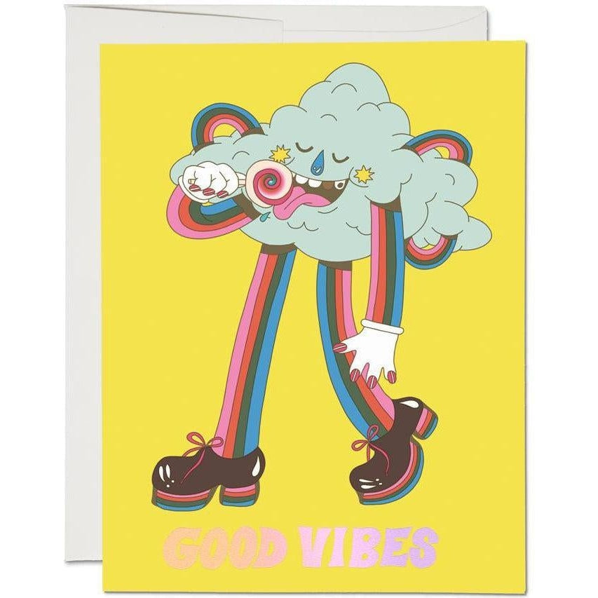 Red Cap Cards - Cloud Dude Vibes-Red Cap Cards-treehaus