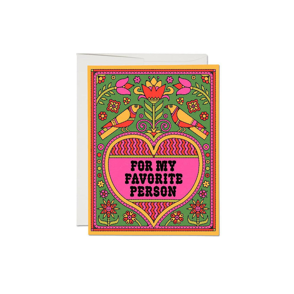 Red Cap Cards - Favorite Person love-Red Cap Cards-treehaus