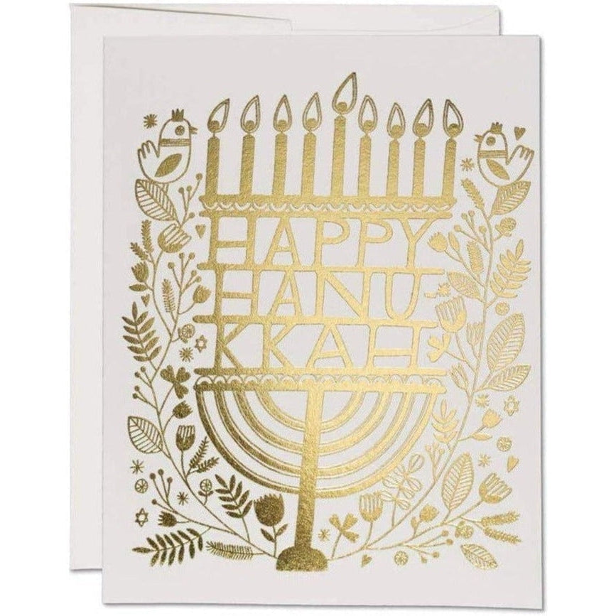 Red Cap Cards - Hanukkah Candles-Red Cap Cards-treehaus