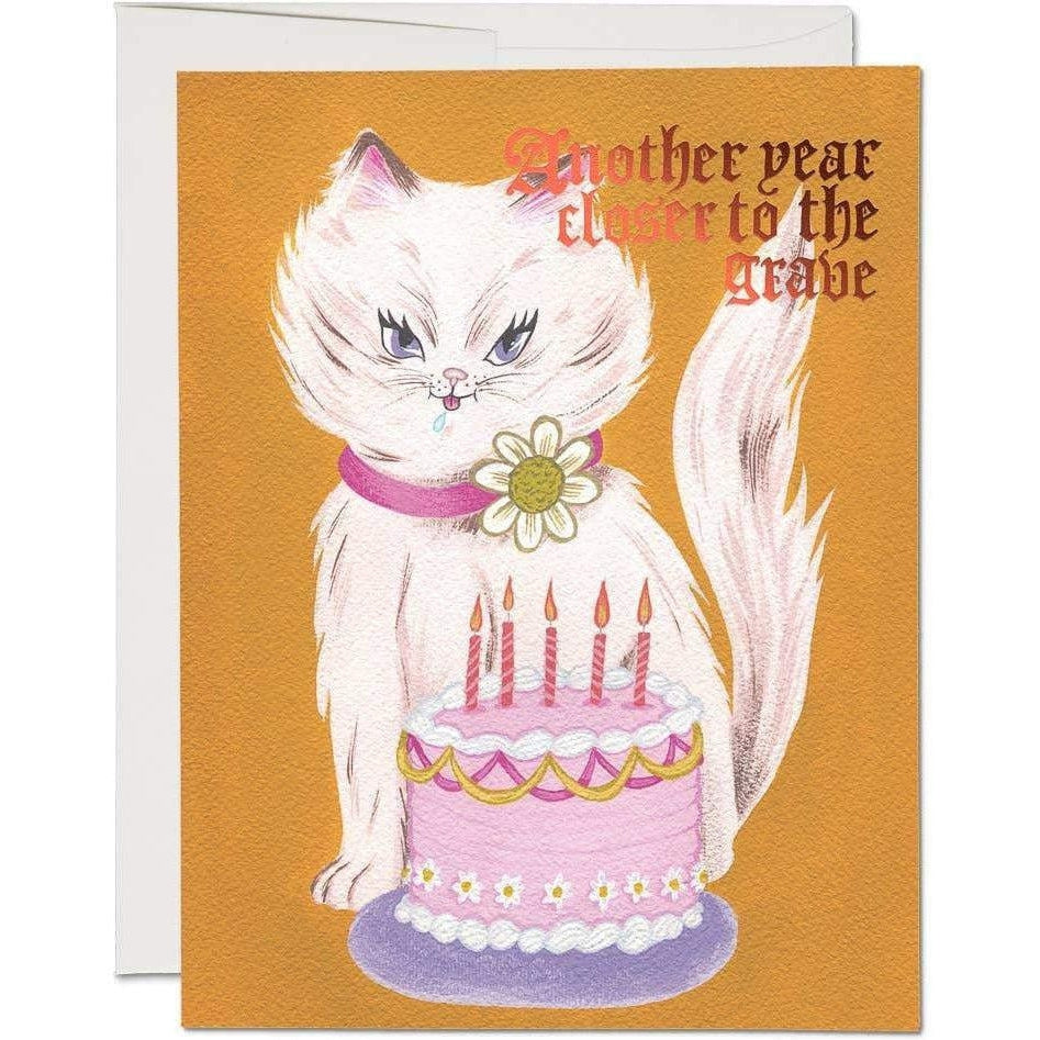 Red Cap Cards - Kitty and Cake-Red Cap Cards-treehaus