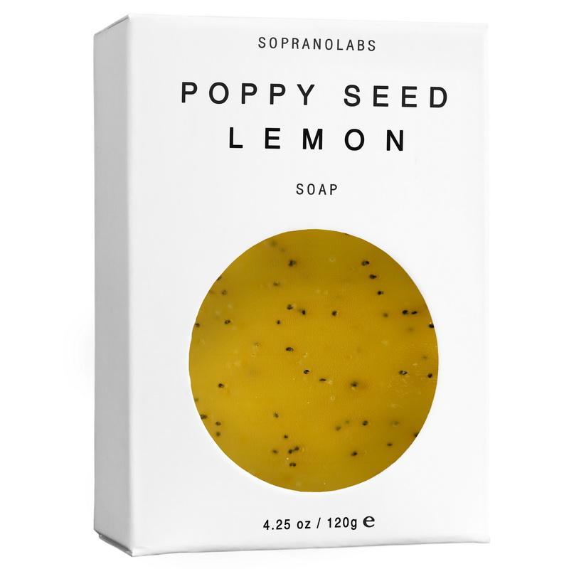 Soprano Labs - Poppy Seed Lemon Soap-Soprano Labs-treehaus