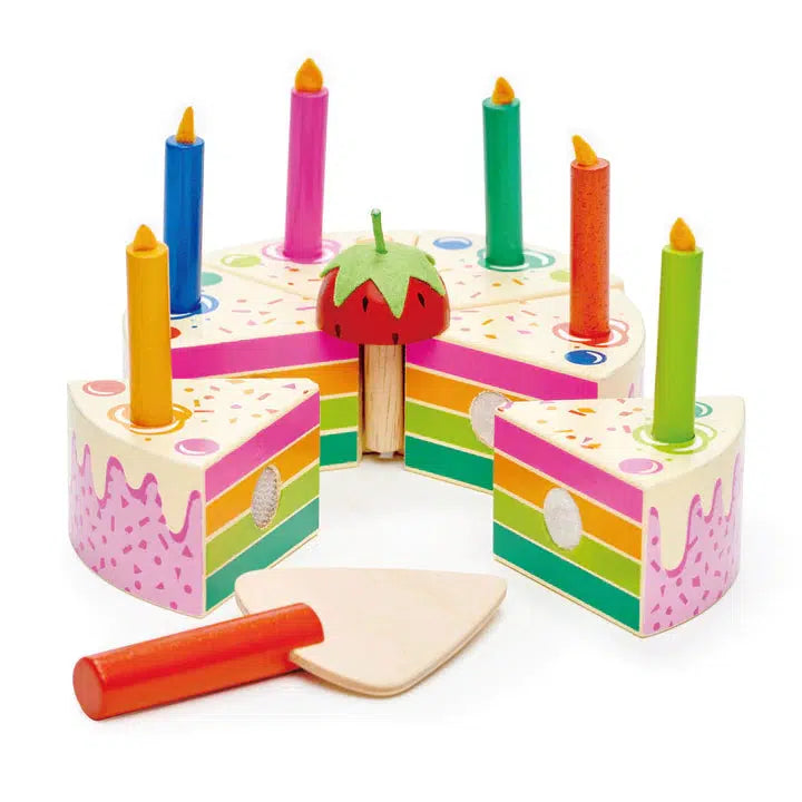 Tender Leaf Toys - Rainbow Birthday Cake-Tender Leaf Toys-treehaus