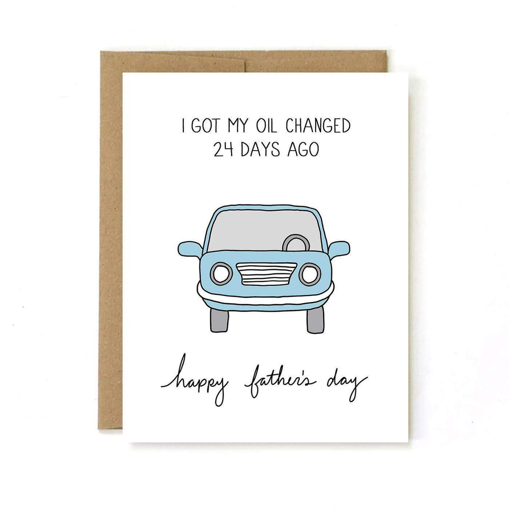 Unblushing - Father's Day Card - Oil Change-Unblushing-treehaus