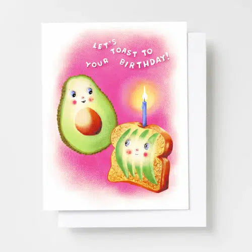 Yellow Owl - Card - Toast to Your Birthday-Yellow Owl-treehaus