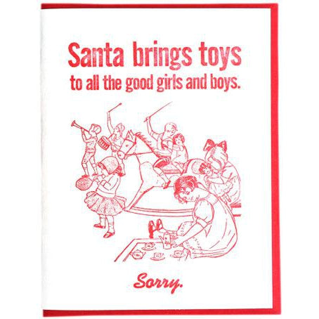 Zeichen Press - Santa Brings Toys-Zeichen-treehaus